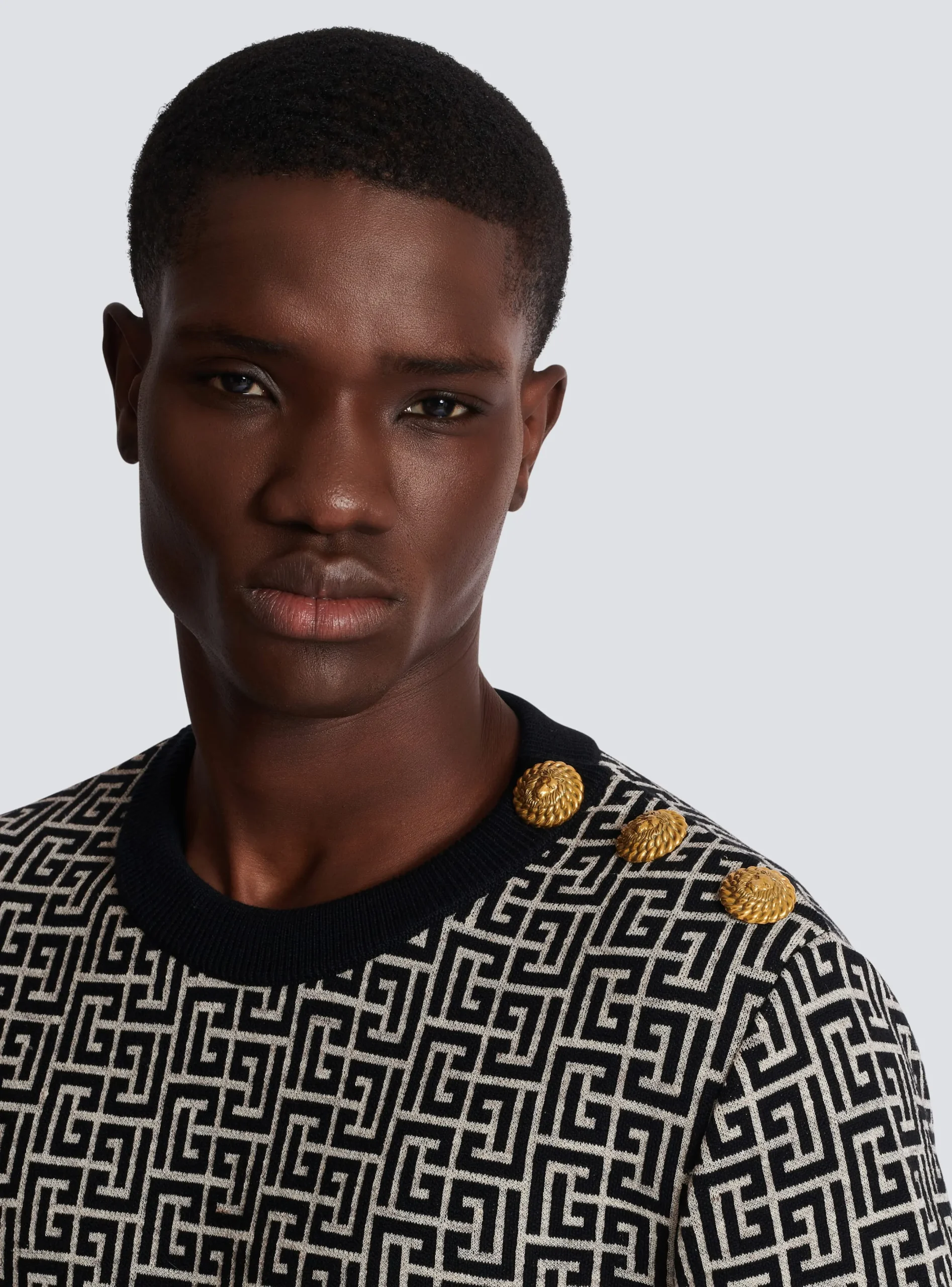 Cheap Striped PB Labyrinth Wool And Linen Jumper Knitwear