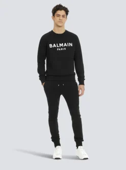 Sale Sweatshirt In Eco-responsible Cotton With Metallic Logo Print Sportswear|Sweatshirts