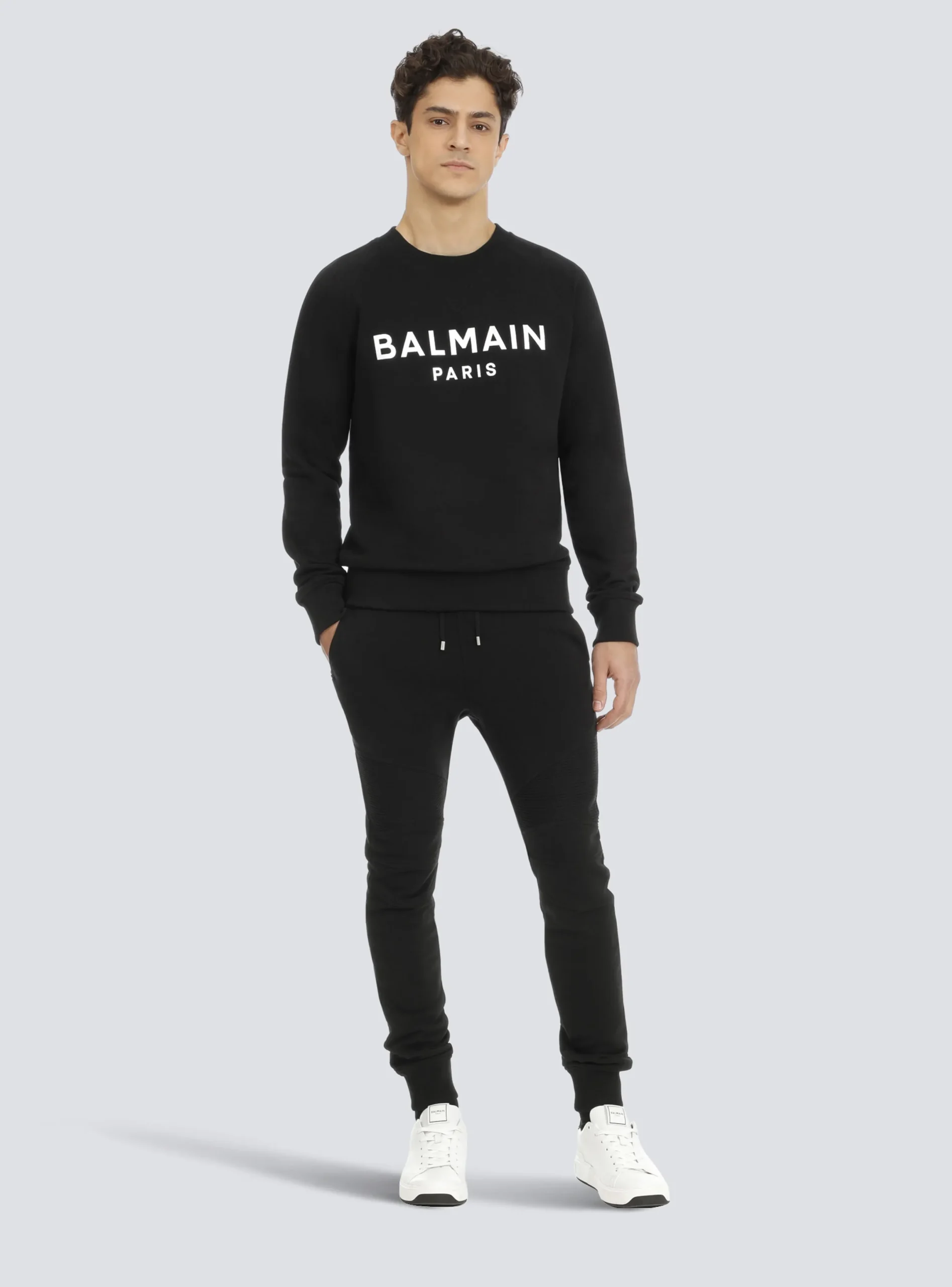 Sale Sweatshirt In Eco-responsible Cotton With Metallic Logo Print Sportswear|Sweatshirts