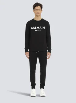 Sale Sweatshirt In Eco-responsible Cotton With Metallic Logo Print Sportswear|Sweatshirts