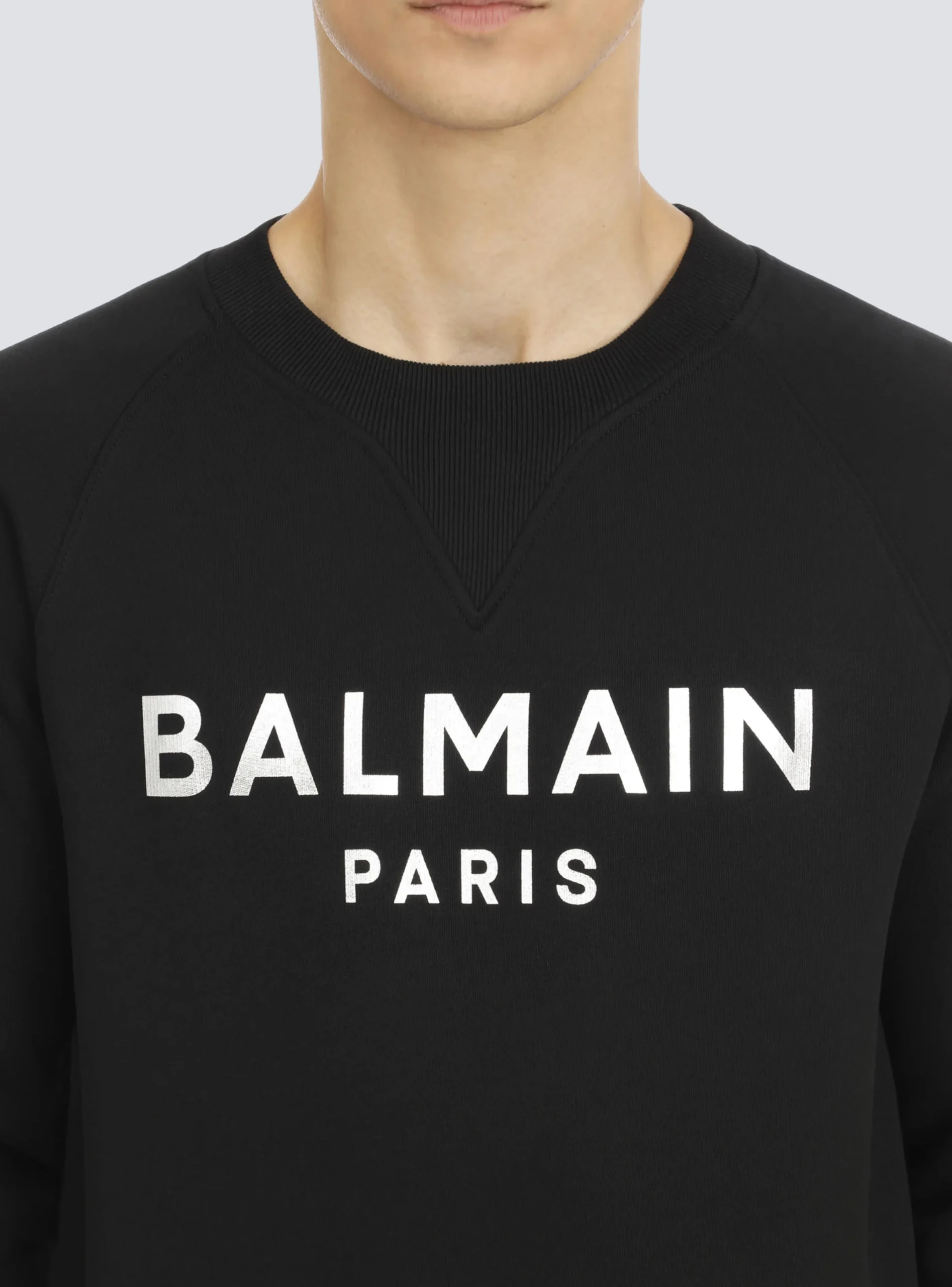 Sale Sweatshirt In Eco-responsible Cotton With Metallic Logo Print Sportswear|Sweatshirts