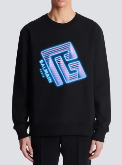 Best Sale Sweatshirt With Neon Logo Print Sportswear|Sweatshirts