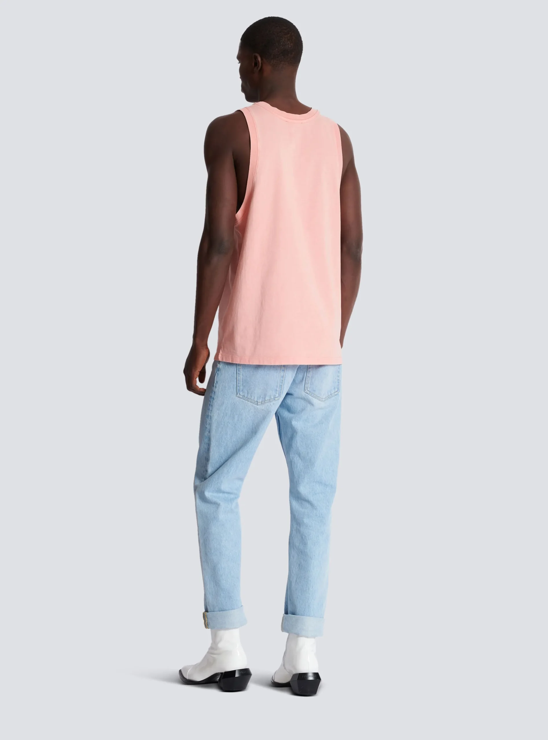 Best Tank Top With Vintage Embroidery Sportswear|T-Shirts