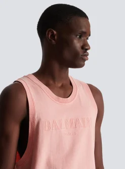 Best Tank Top With Vintage Embroidery Sportswear|T-Shirts