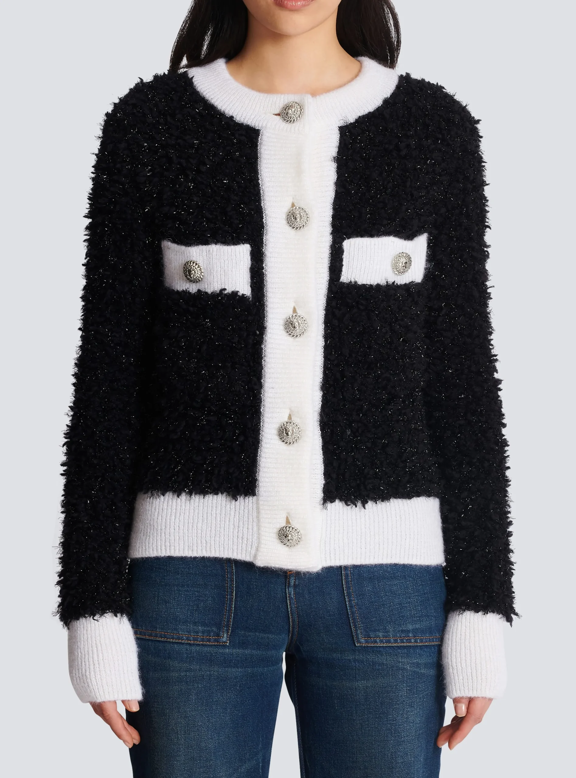 Outlet Textured Knit Cardigan Women Knitwear