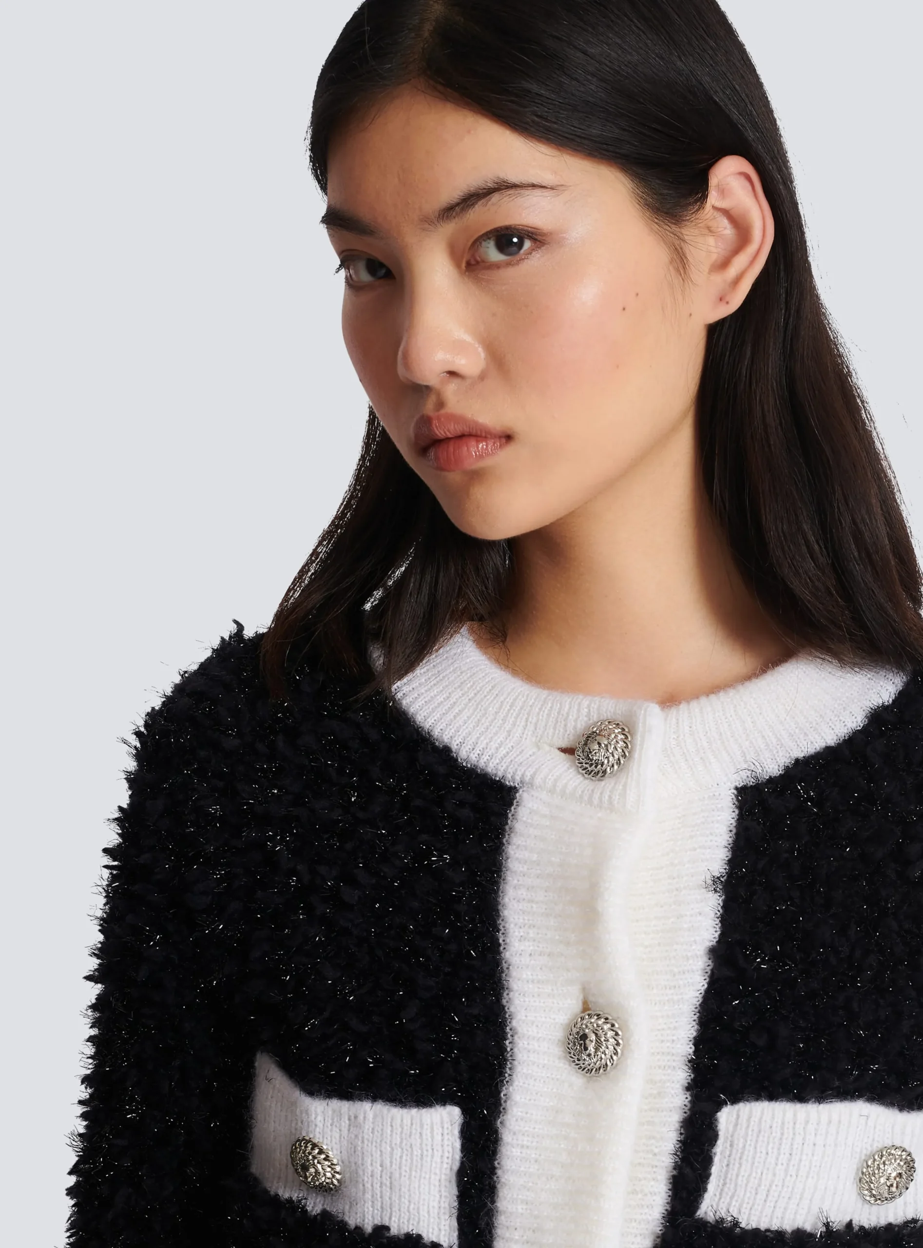 Outlet Textured Knit Cardigan Women Knitwear