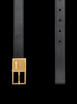 Discount Thin Signature Calfskin Belt Women Belts