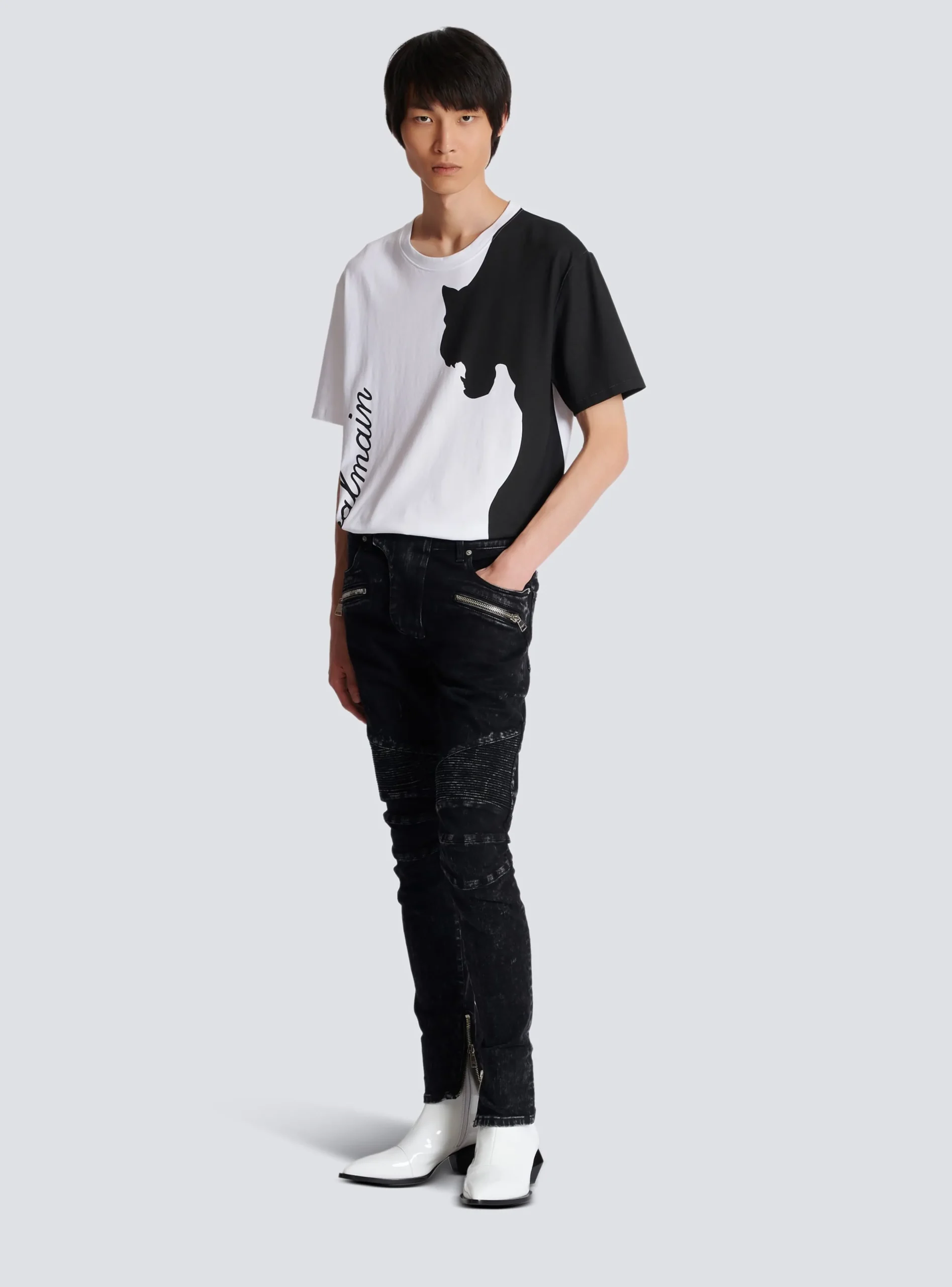 Shop Tiger Print Short-sleeved T-shirt T-Shirts