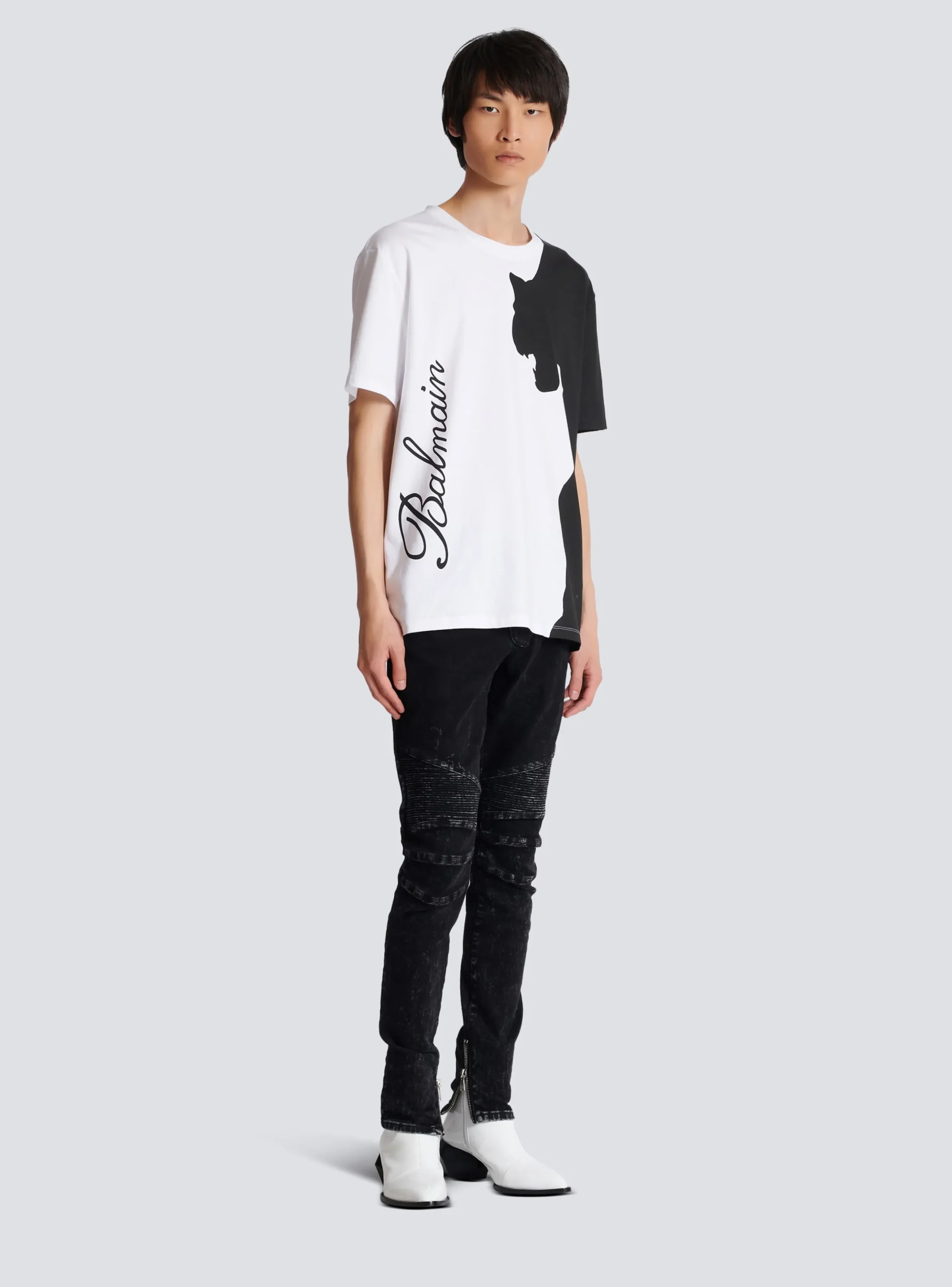 Shop Tiger Print Short-sleeved T-shirt T-Shirts