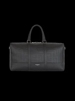 Discount Travel Bag In Grained Leather Bags And Backpacks