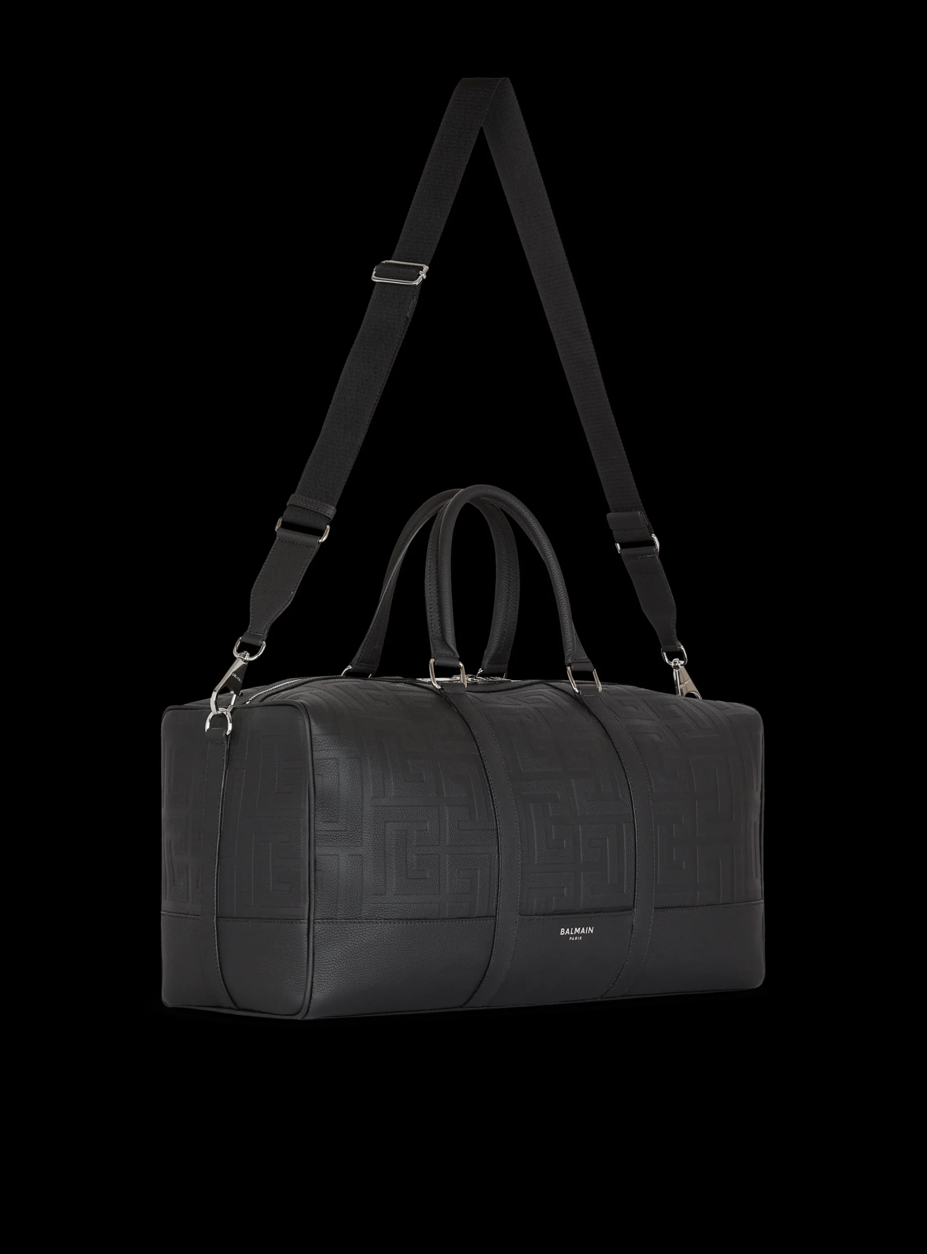 Discount Travel Bag In Grained Leather Bags And Backpacks