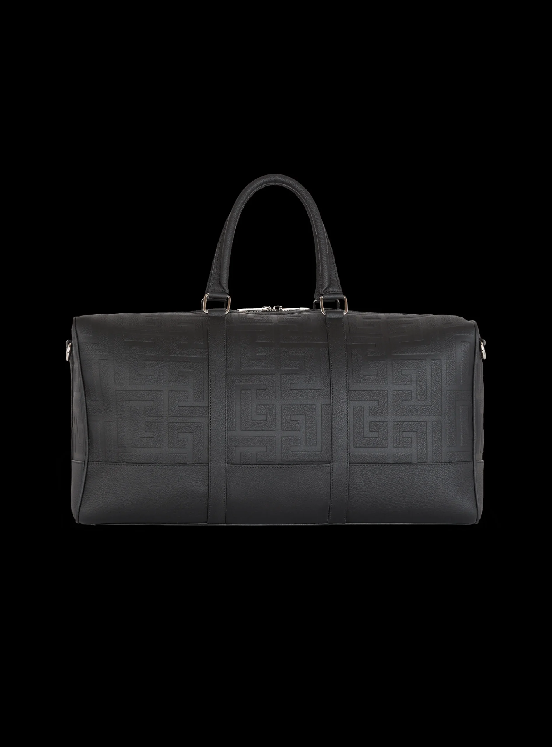 Discount Travel Bag In Grained Leather Bags And Backpacks