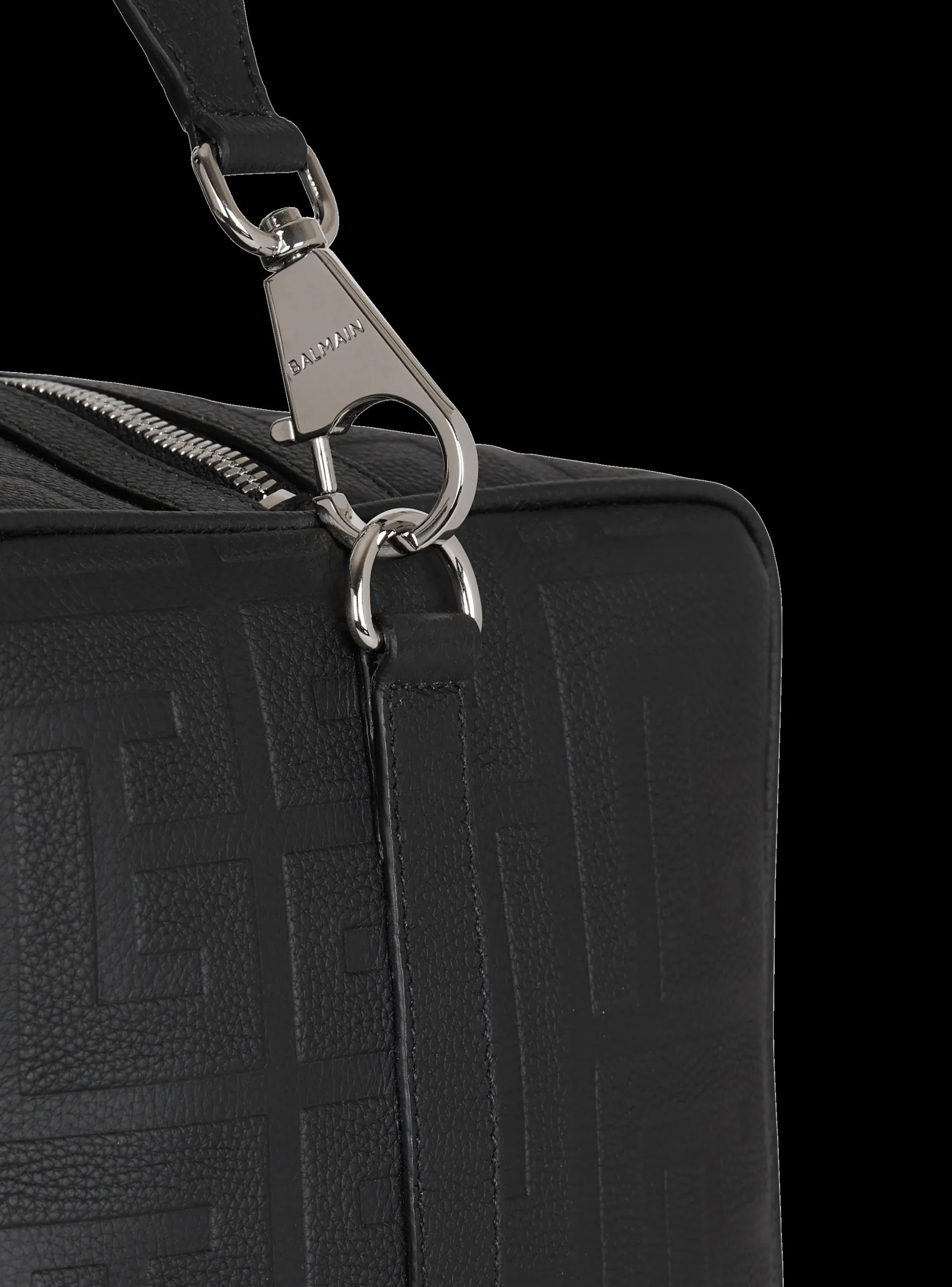Discount Travel Bag In Grained Leather Bags And Backpacks