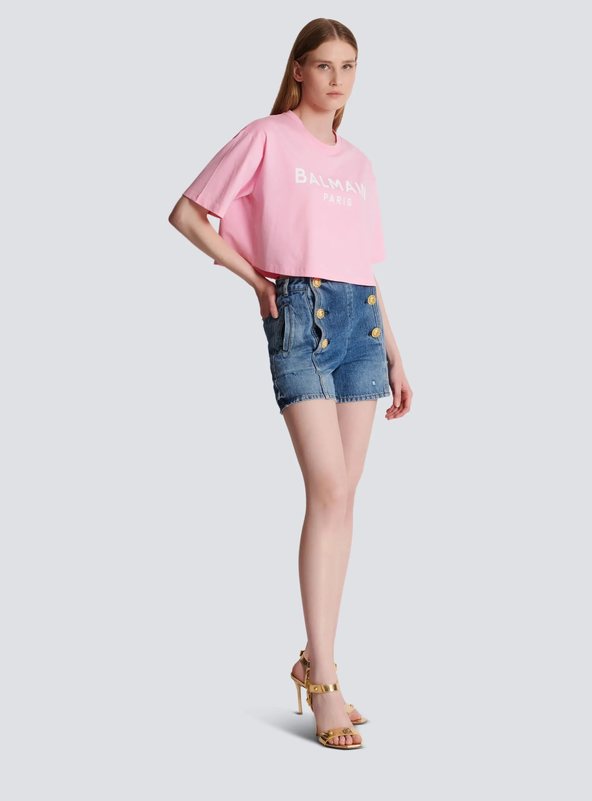 Sale T-shirt With Paris Print Women T-Shirts