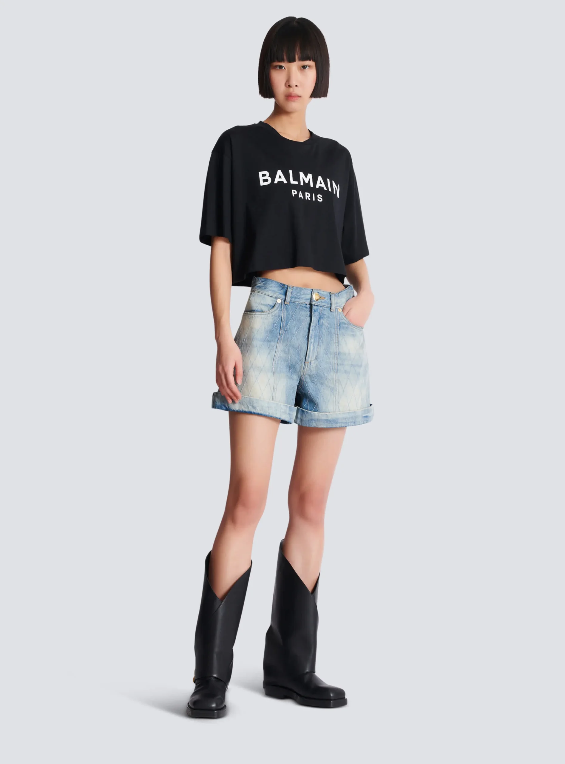 Shop T-shirt With Paris Print Women T-Shirts
