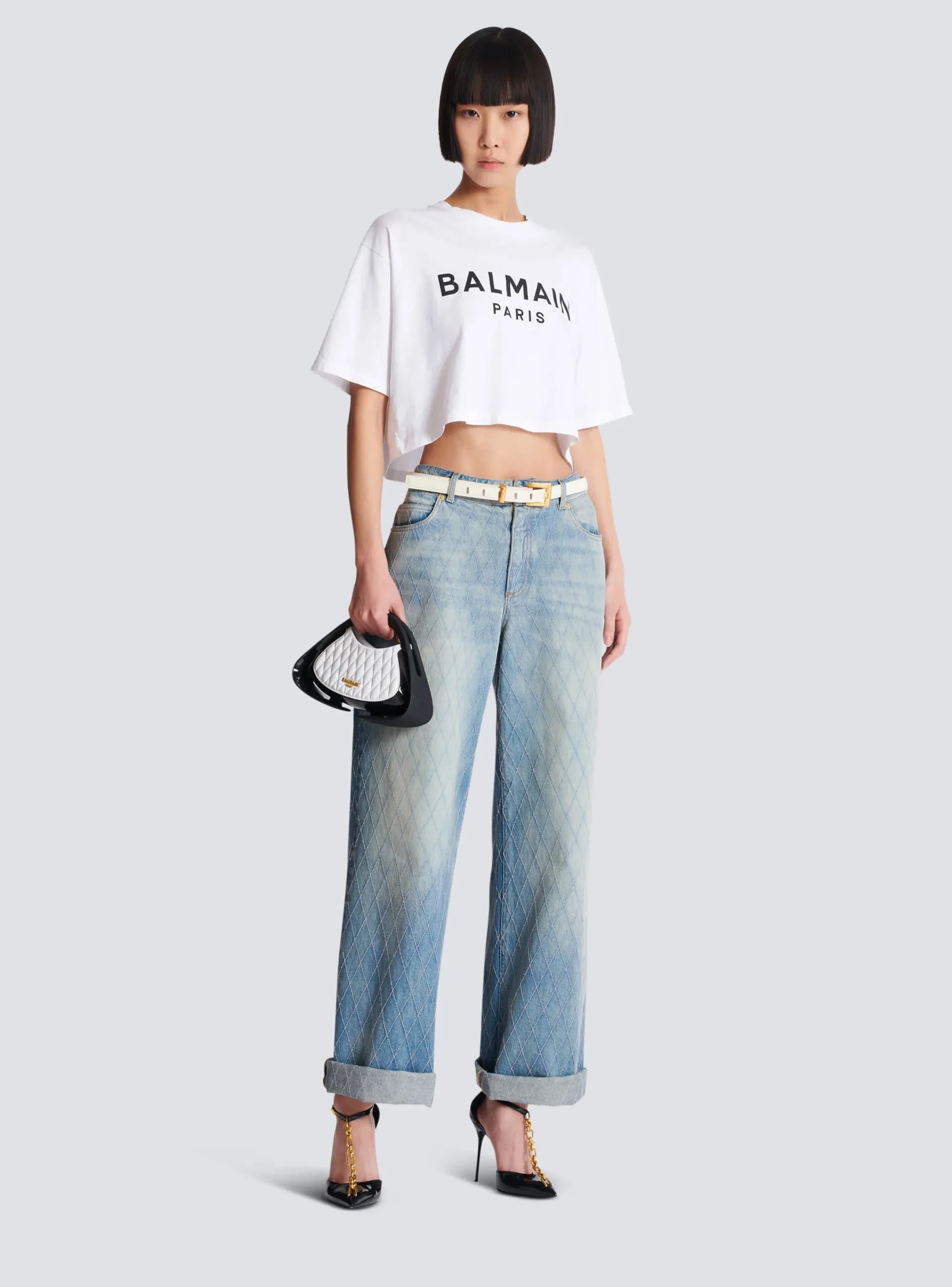 Online T-shirt With Paris Print Women T-Shirts