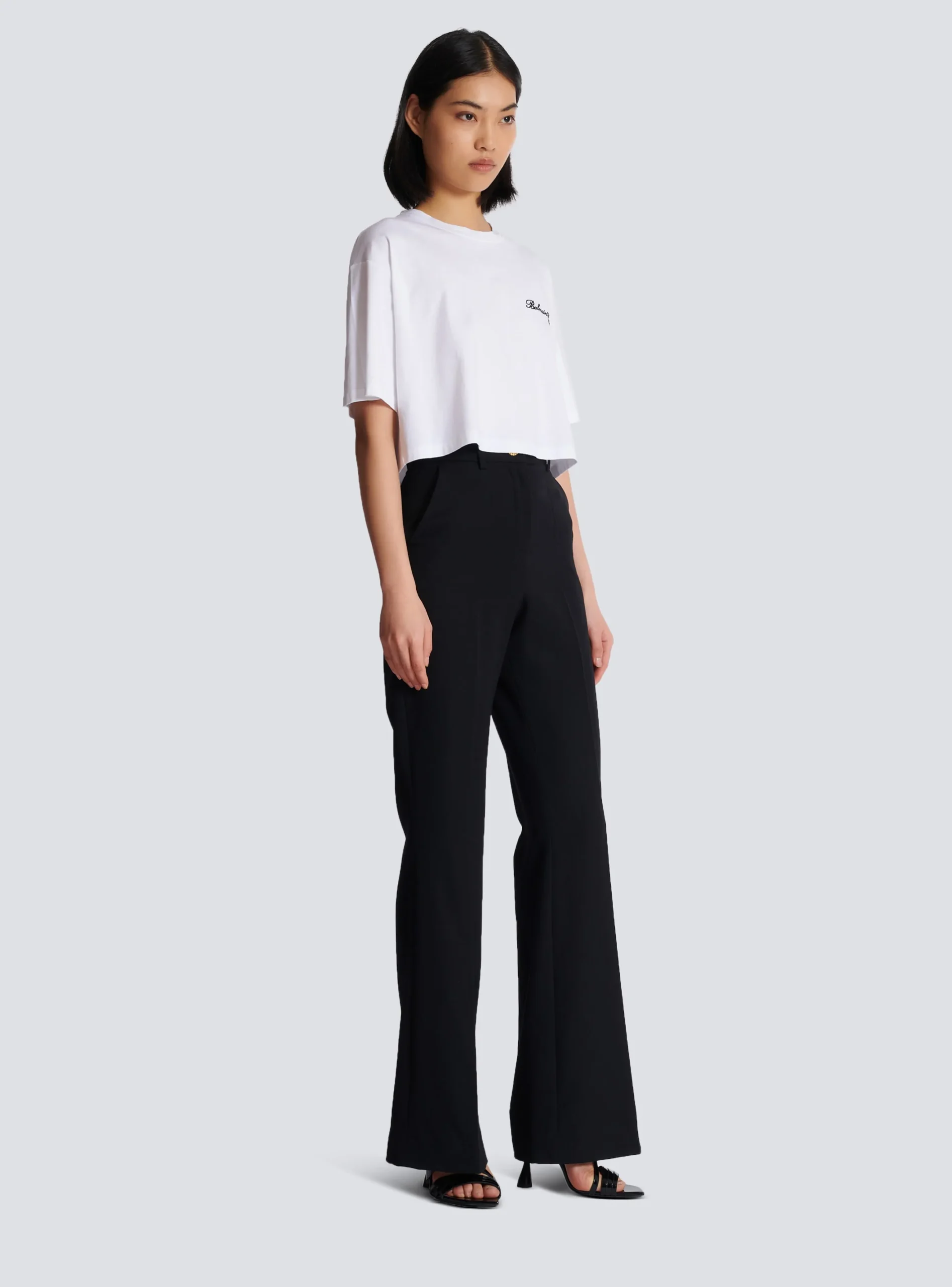 Fashion T-shirt With Signature Embroidery Women T-Shirts
