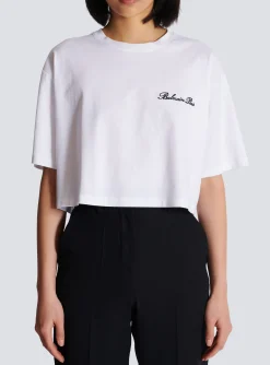 Fashion T-shirt With Signature Embroidery Women T-Shirts
