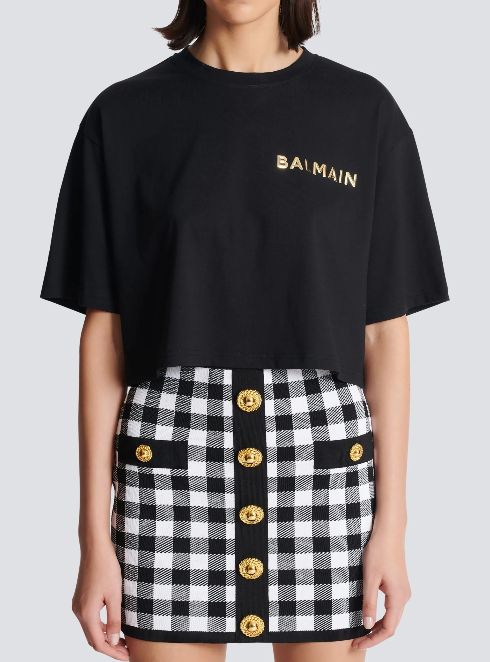 Cheap T-shirt With Laminated Logo Women T-Shirts