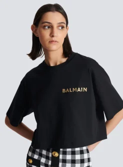 Cheap T-shirt With Laminated Logo Women T-Shirts