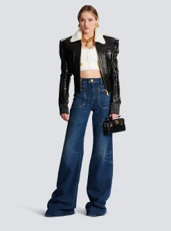 Fashion Tweed Crop Top Women Tops And Shirts