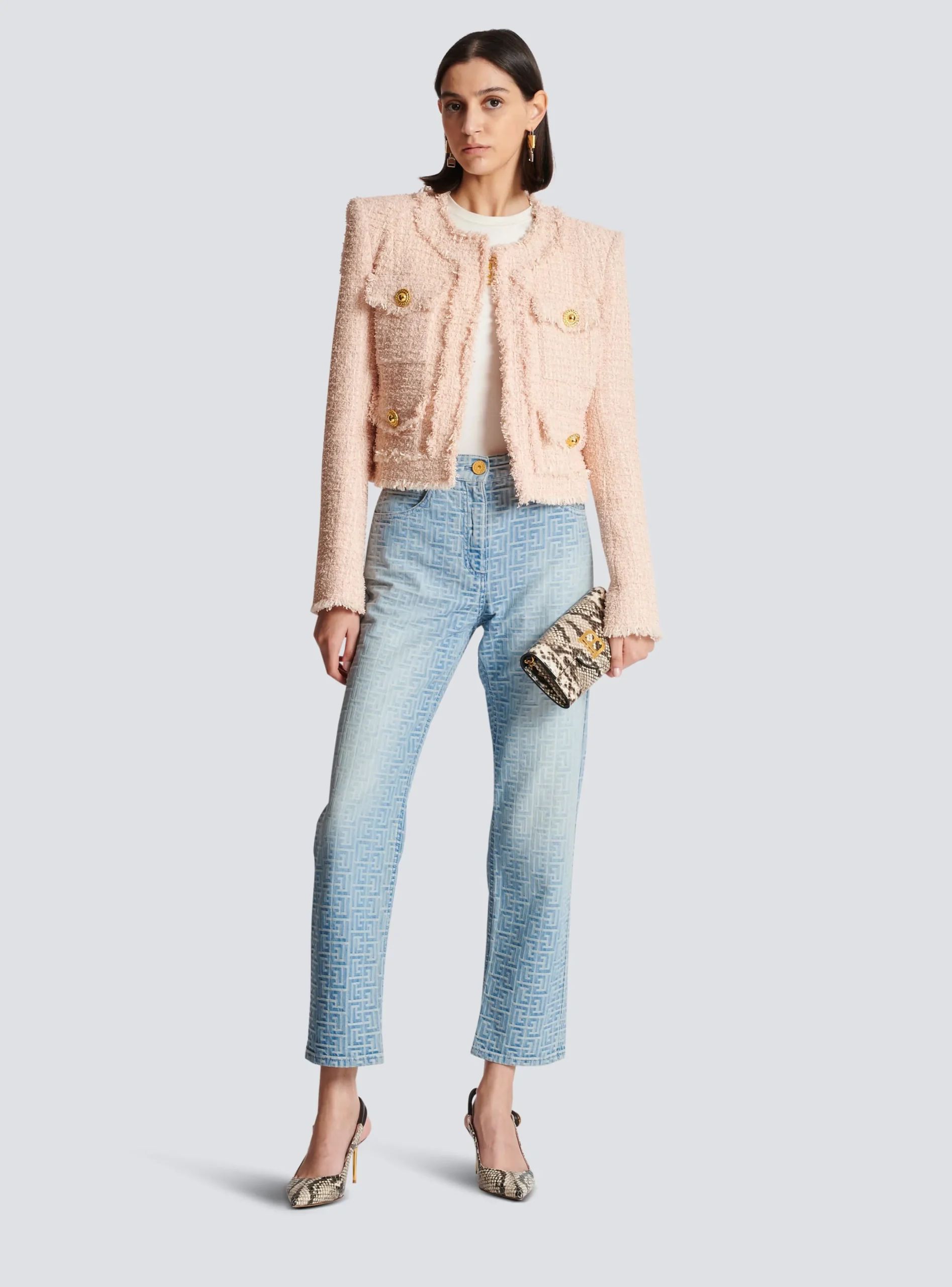 Clearance Tweed Jacket Women Jackets And Blazers