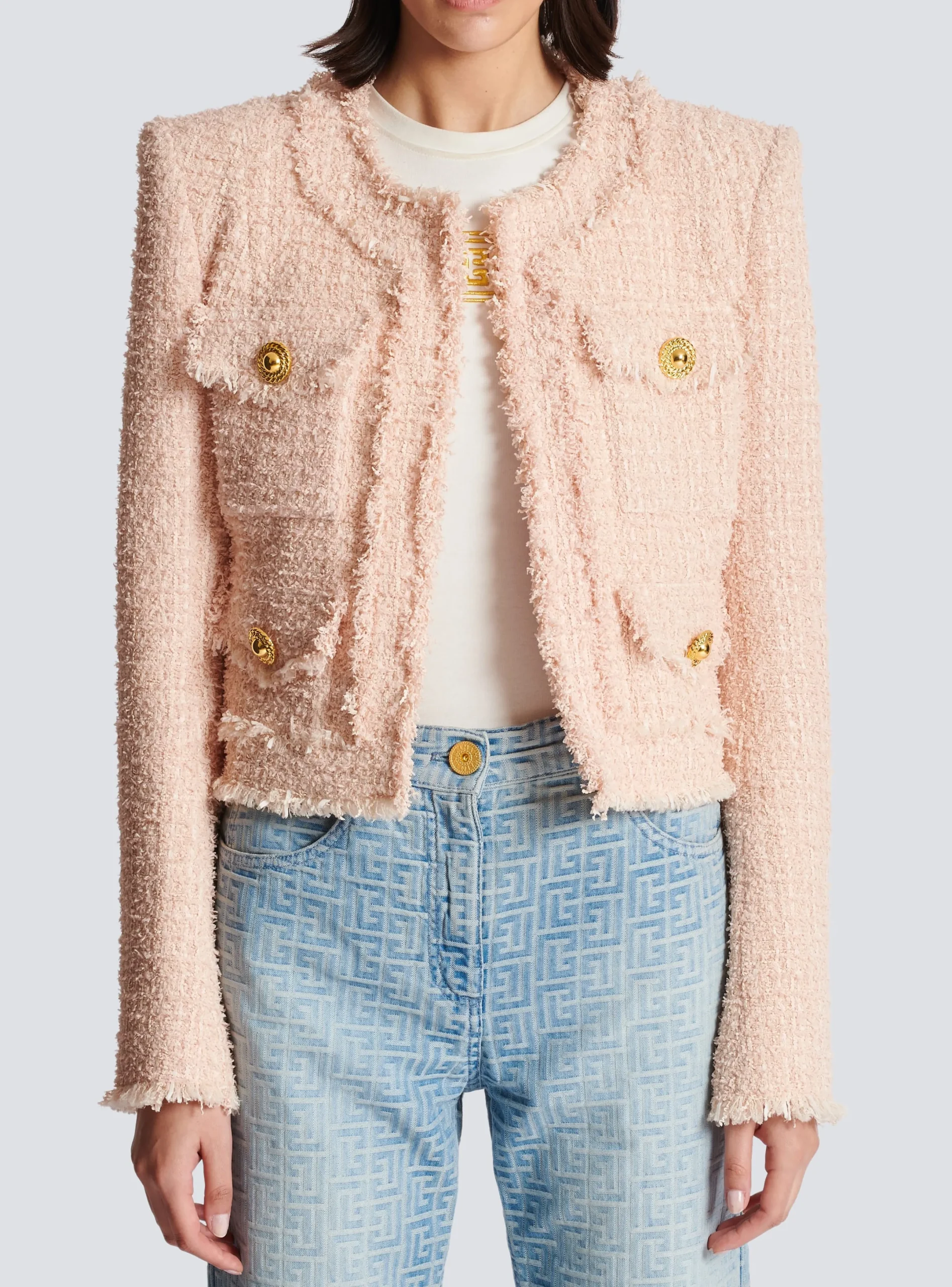 Clearance Tweed Jacket Women Jackets And Blazers