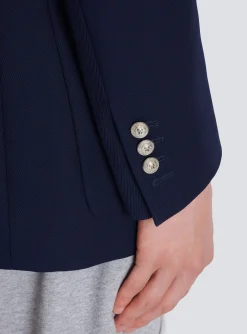 Clearance Twill Blazer With Embroidered PB Signature Badge Jackets And Blazers