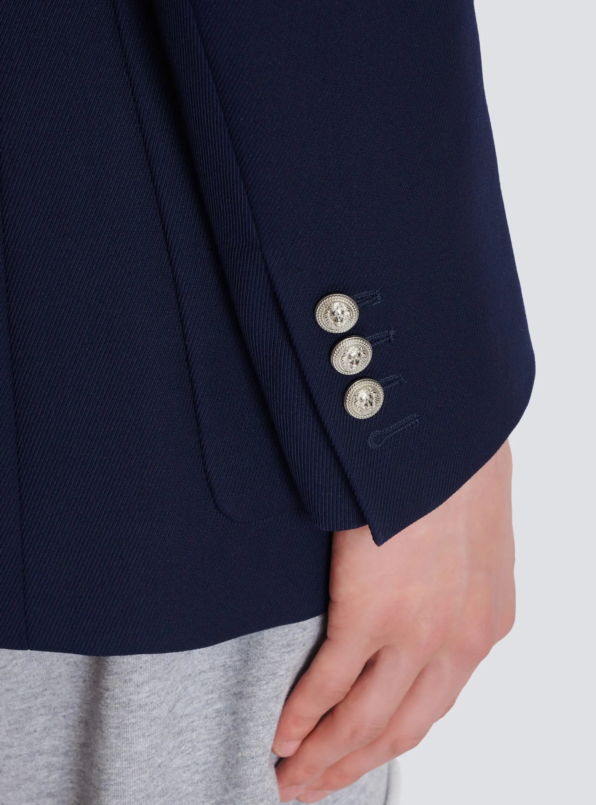 Clearance Twill Blazer With Embroidered PB Signature Badge Jackets And Blazers