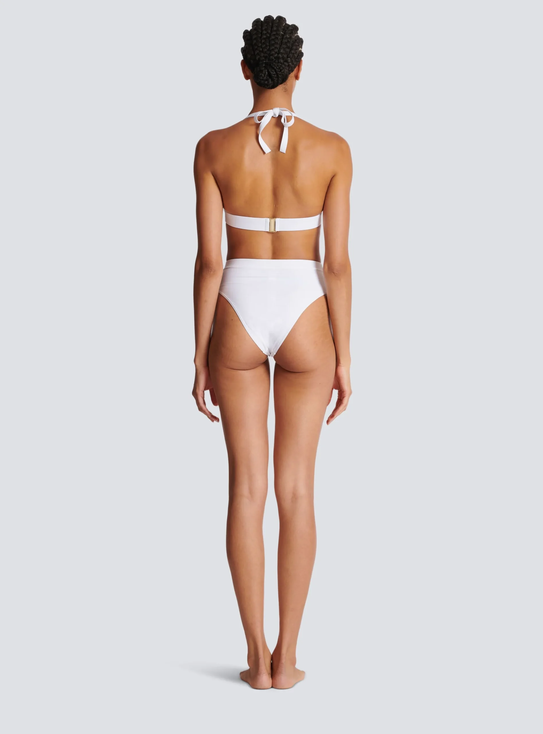 Store Two-piece Swimming Costume With Buttons Women Swimwear