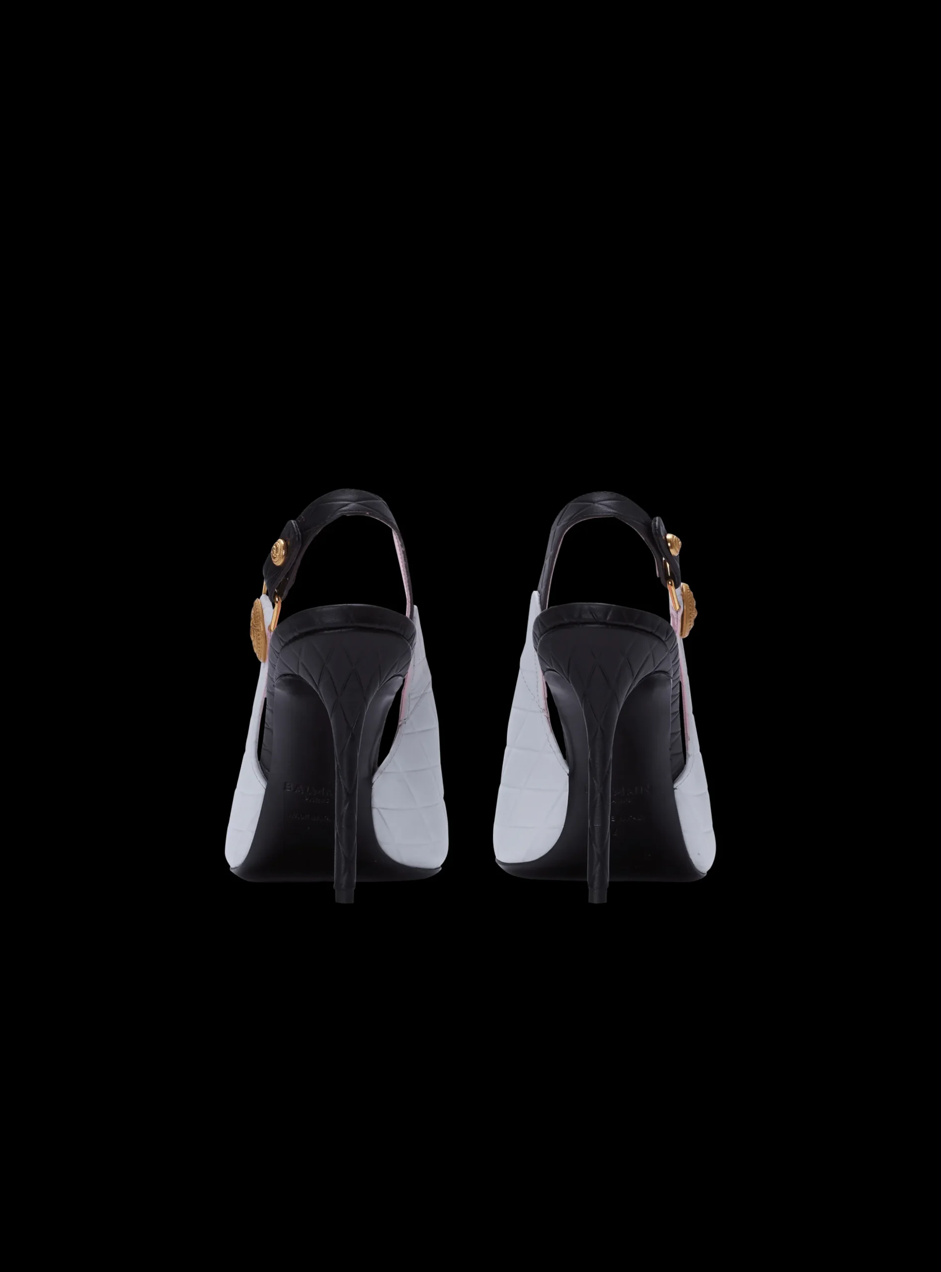 Store Two-tone Calfskin Eva Pumps With An Embossed Grid Motif Women High Heels & Pumps