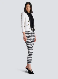 Store Two-tone Edge-to-edge Jacket With 6 Buttons Women Jackets And Blazers