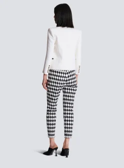 Store Two-tone Edge-to-edge Jacket With 6 Buttons Women Jackets And Blazers