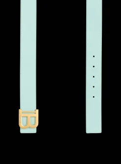 Online Two-tone Reversible Calfskin B-Belt Women Belts
