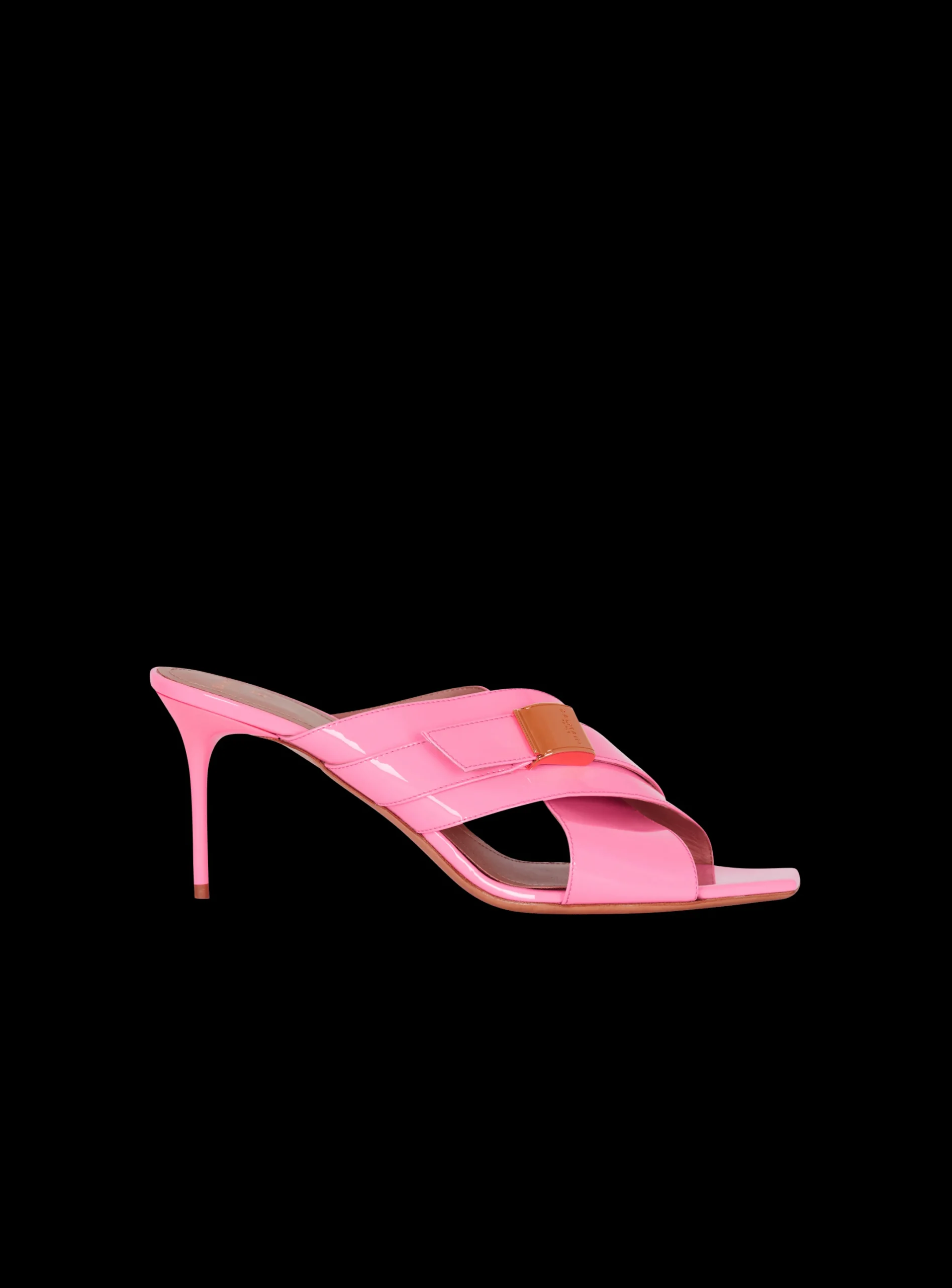 Discount Uma Mules In Patent Leather Women High Heels & Pumps
