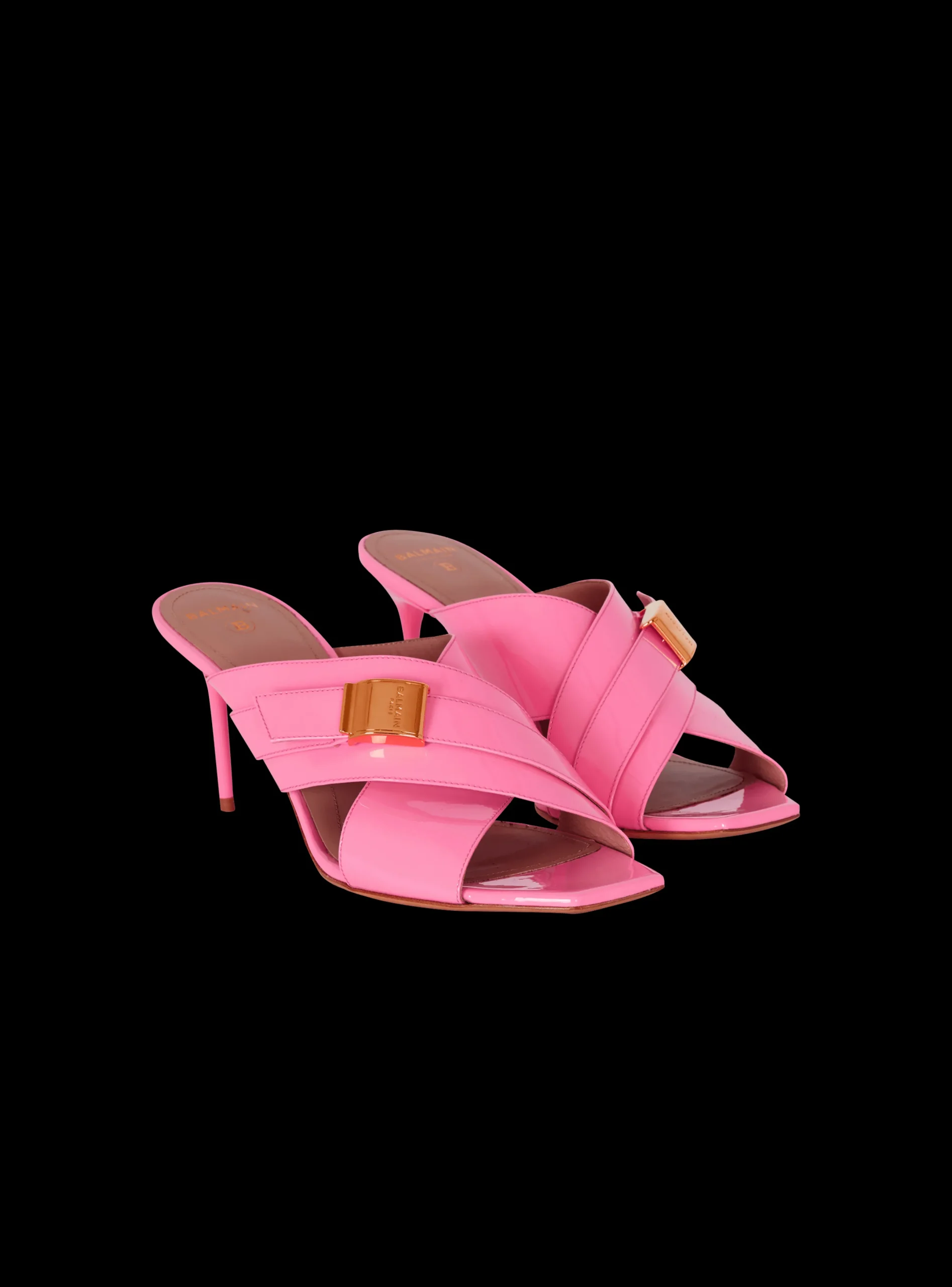 Discount Uma Mules In Patent Leather Women High Heels & Pumps