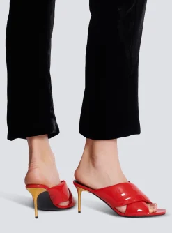 Discount Uma Mules In Patent Leather Women High Heels & Pumps