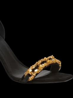 Sale Uma Suede And Chain Sandals Women High Heels & Pumps