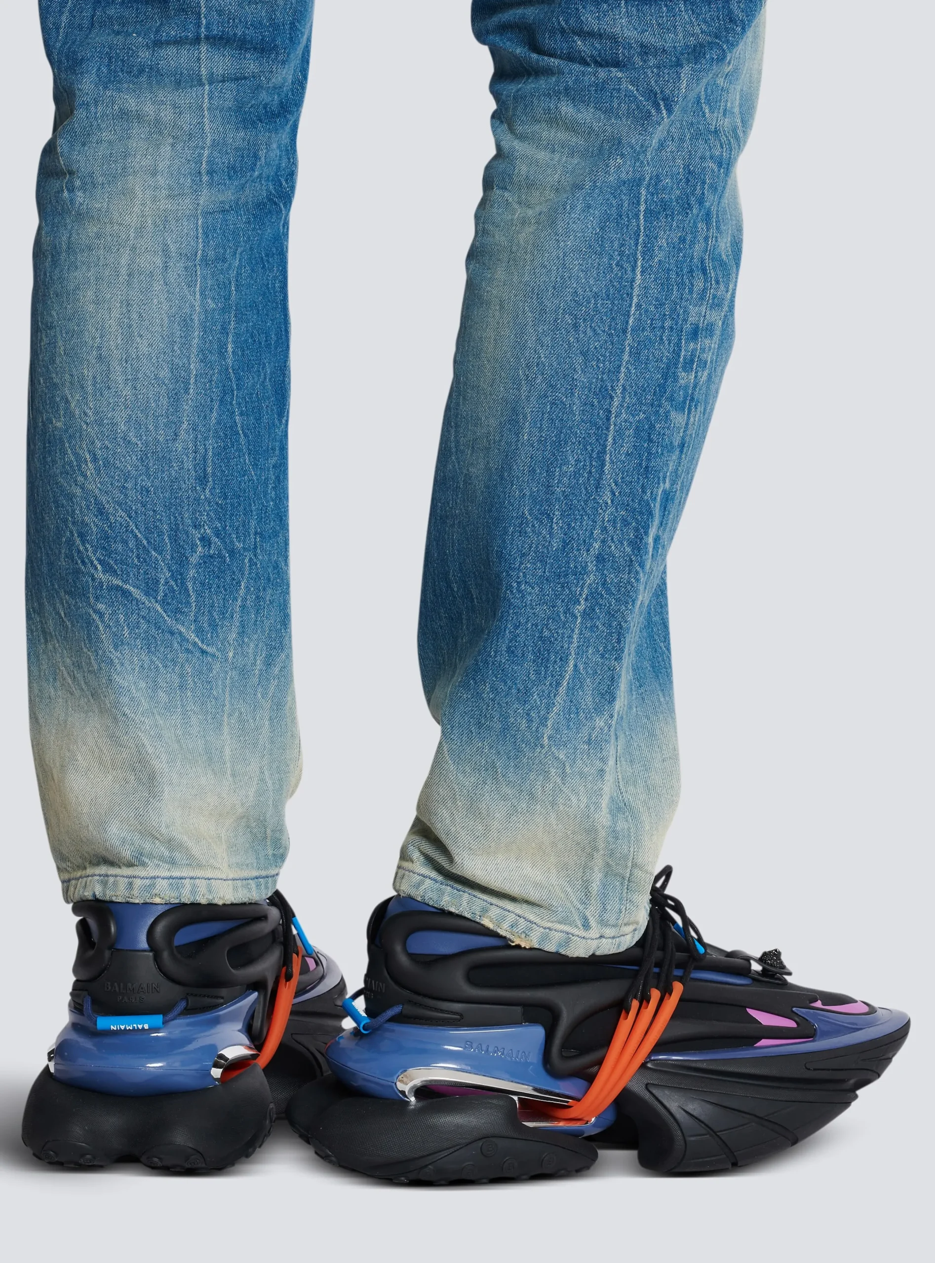 Clearance Unicorn Low-top Trainers In Neoprene And Calfskin Men|Sneakers