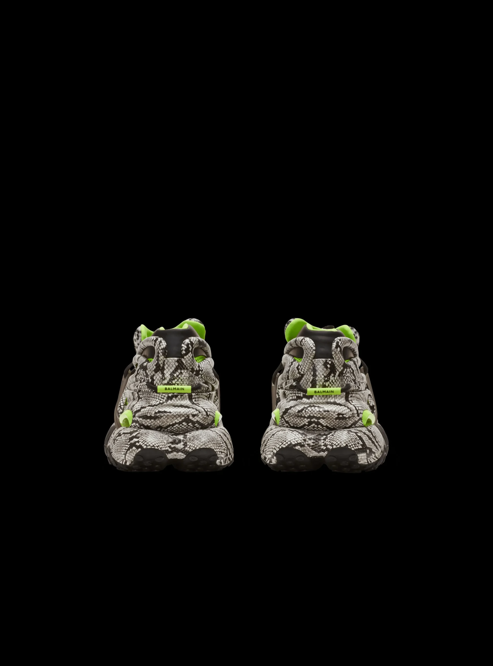 Clearance Unicorn Mesh And Snakeskin-effect Leather Trainers Unicorn