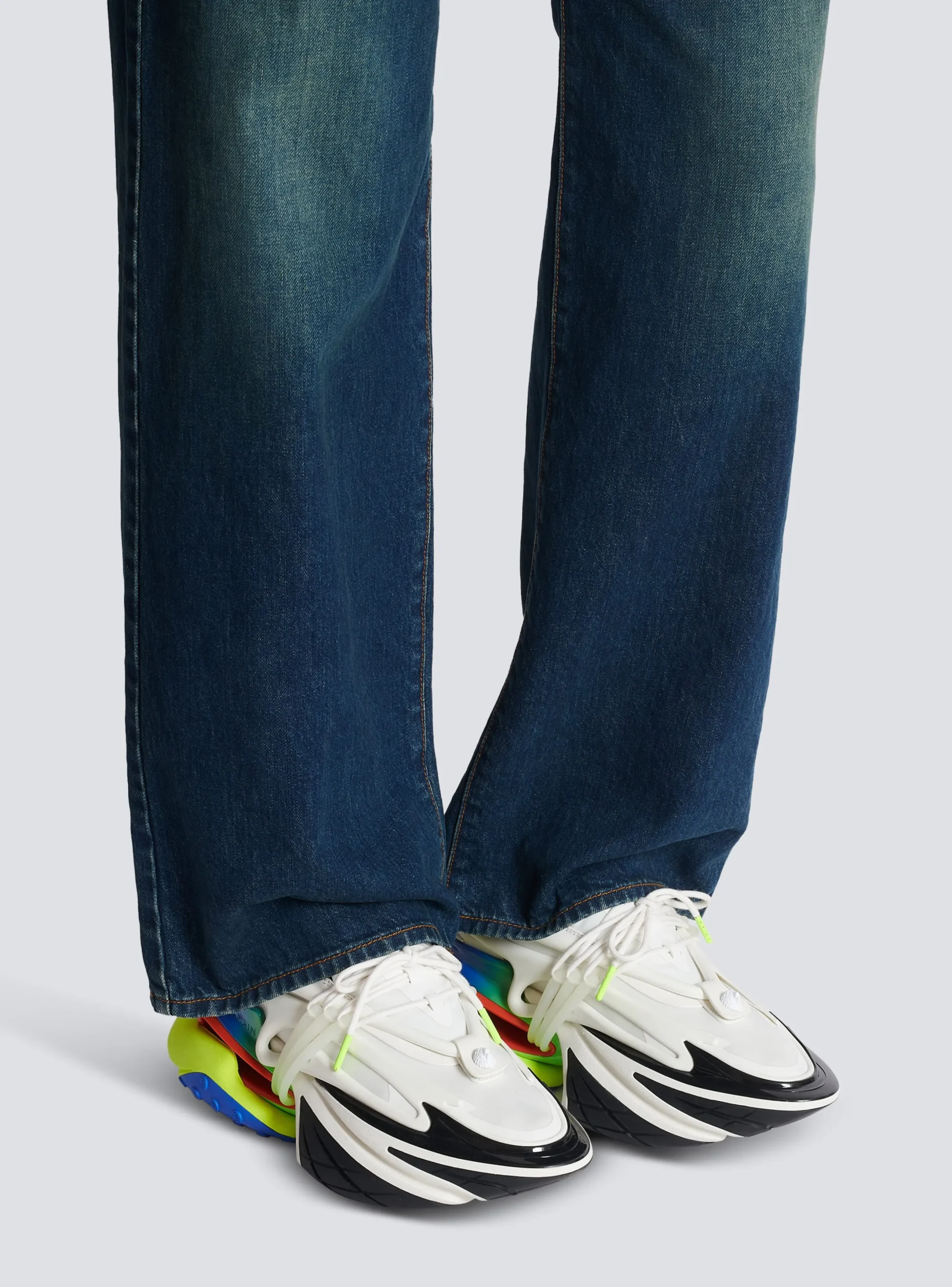 Clearance Unicorn Trainers In Neoprene And Leather Unicorn