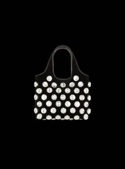 Fashion Velvet And Crystal Grocery Bag Women Tote Bags|Bags