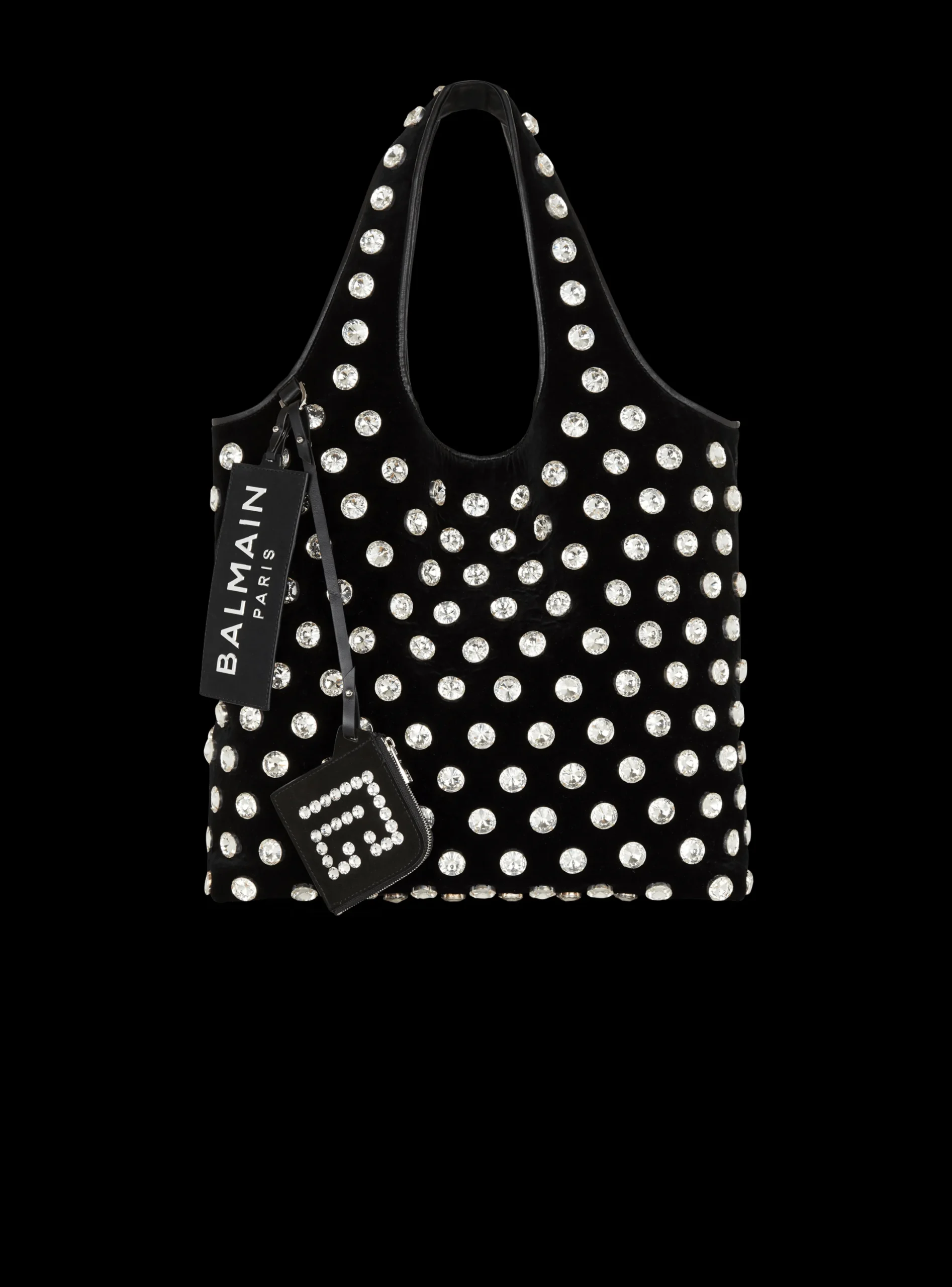 Clearance Velvet And Crystal Grocery Bag Women Tote Bags|Bags