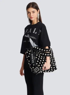 Clearance Velvet And Crystal Grocery Bag Women Tote Bags|Bags