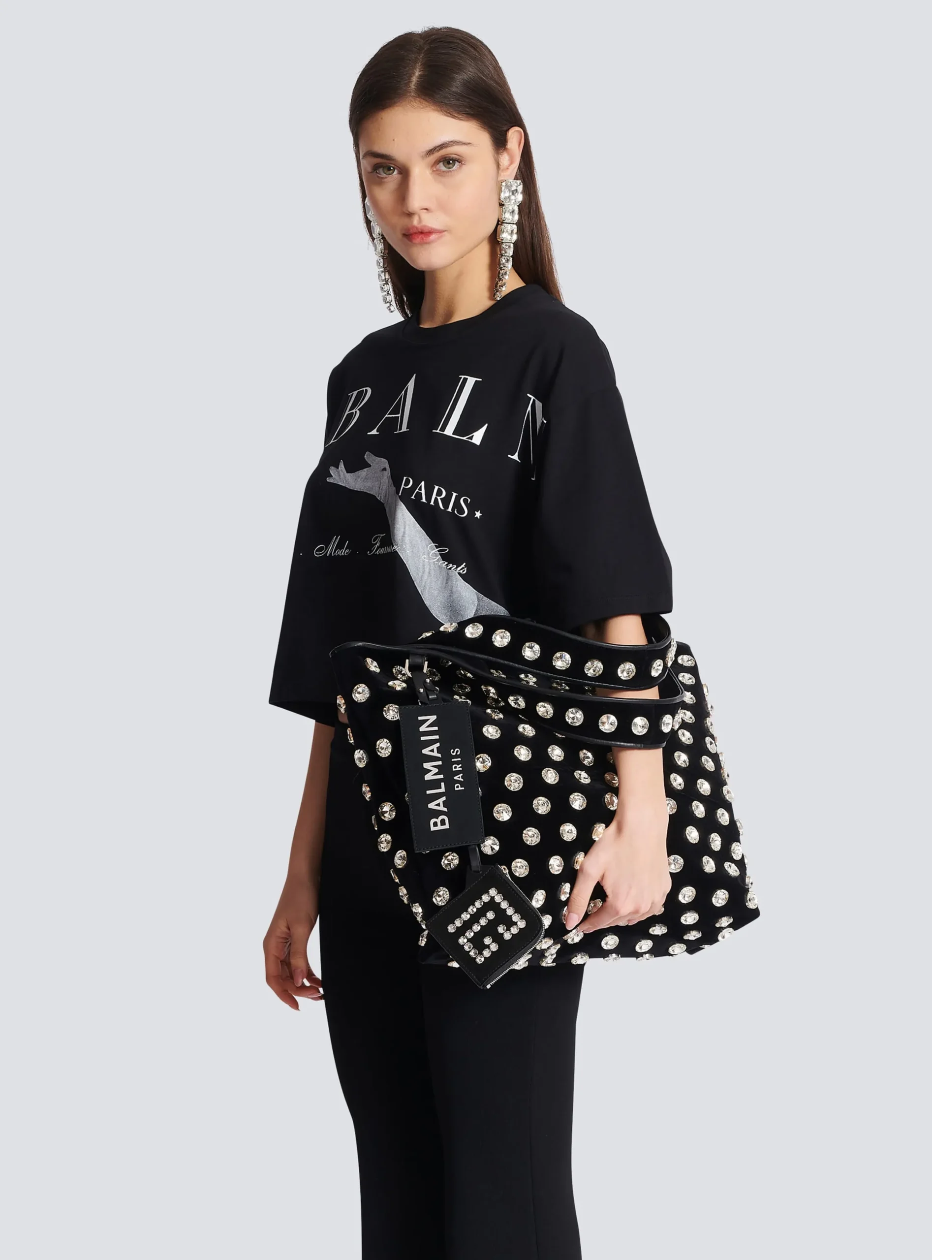 Clearance Velvet And Crystal Grocery Bag Women Tote Bags|Bags