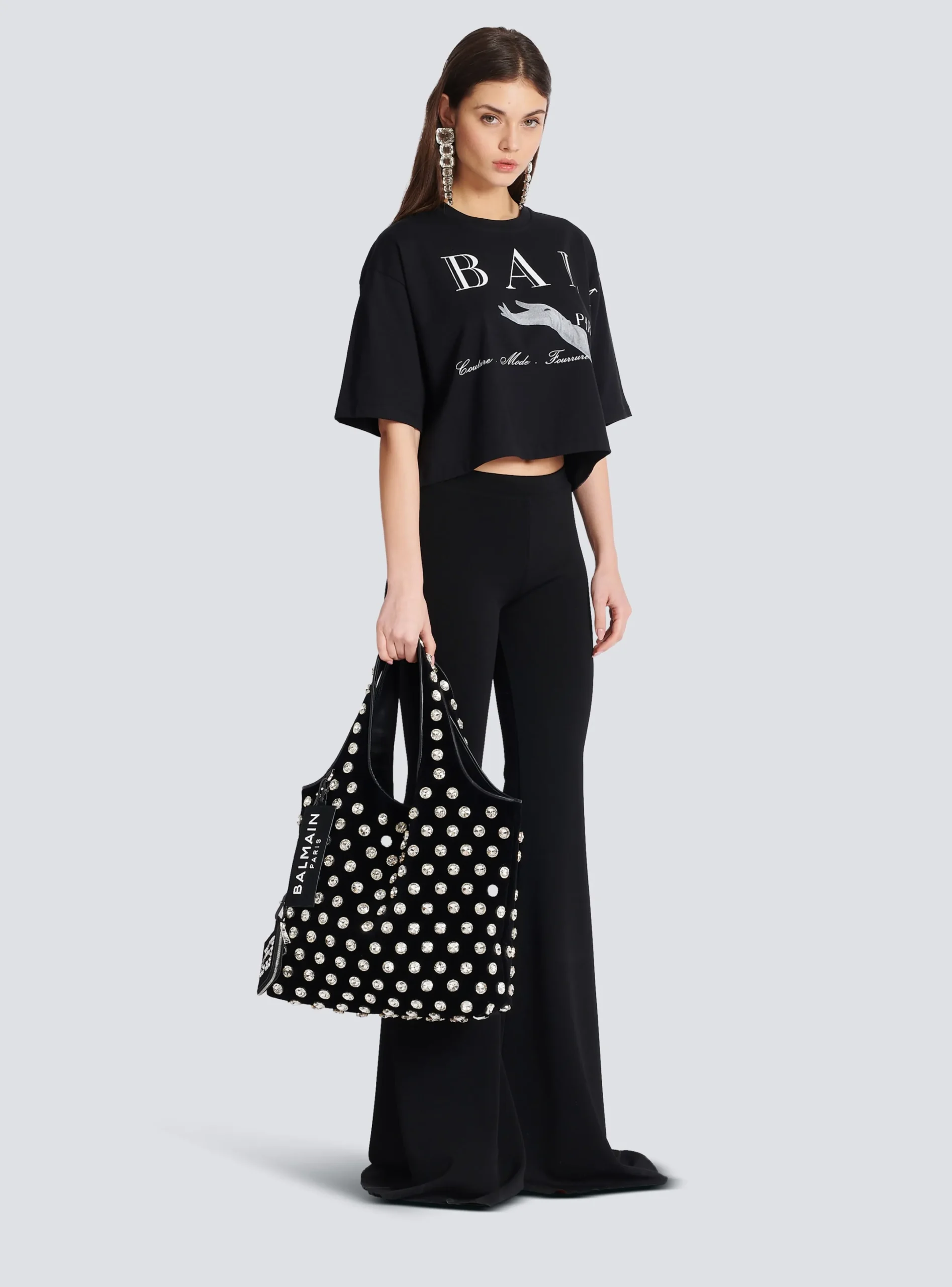Clearance Velvet And Crystal Grocery Bag Women Tote Bags|Bags