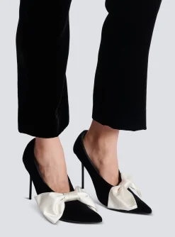 Hot Velvet Clara Stilettos Women High Heels & Pumps