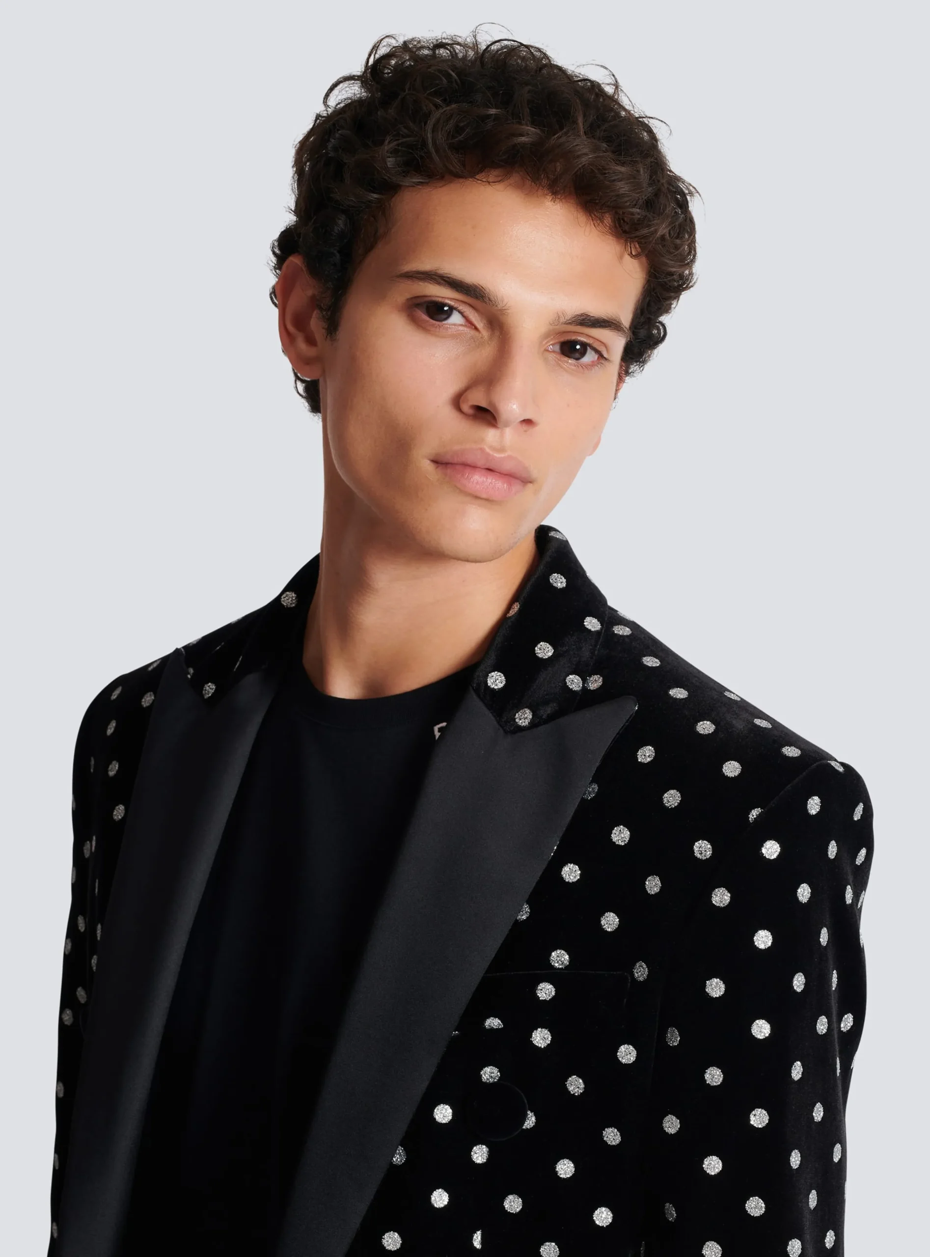 Best Velvet Jacket With Glitter Dots Jackets And Blazers