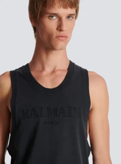 Fashion Vintage Embroidered Tank Top Sportswear|T-Shirts