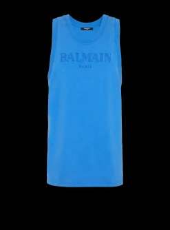 Online Vintage Embroidered Tank Top Sportswear|T-Shirts
